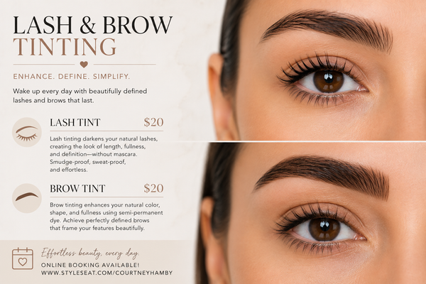 Lash &amp; Brow Tinting